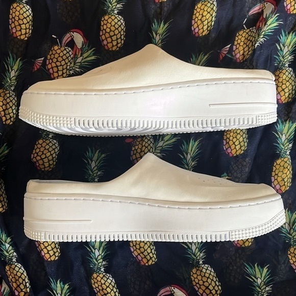 Brand New Nike Air Force 1 Lover XX Leather Mules Off White Slip On Sneakers - Picture 13 of 16